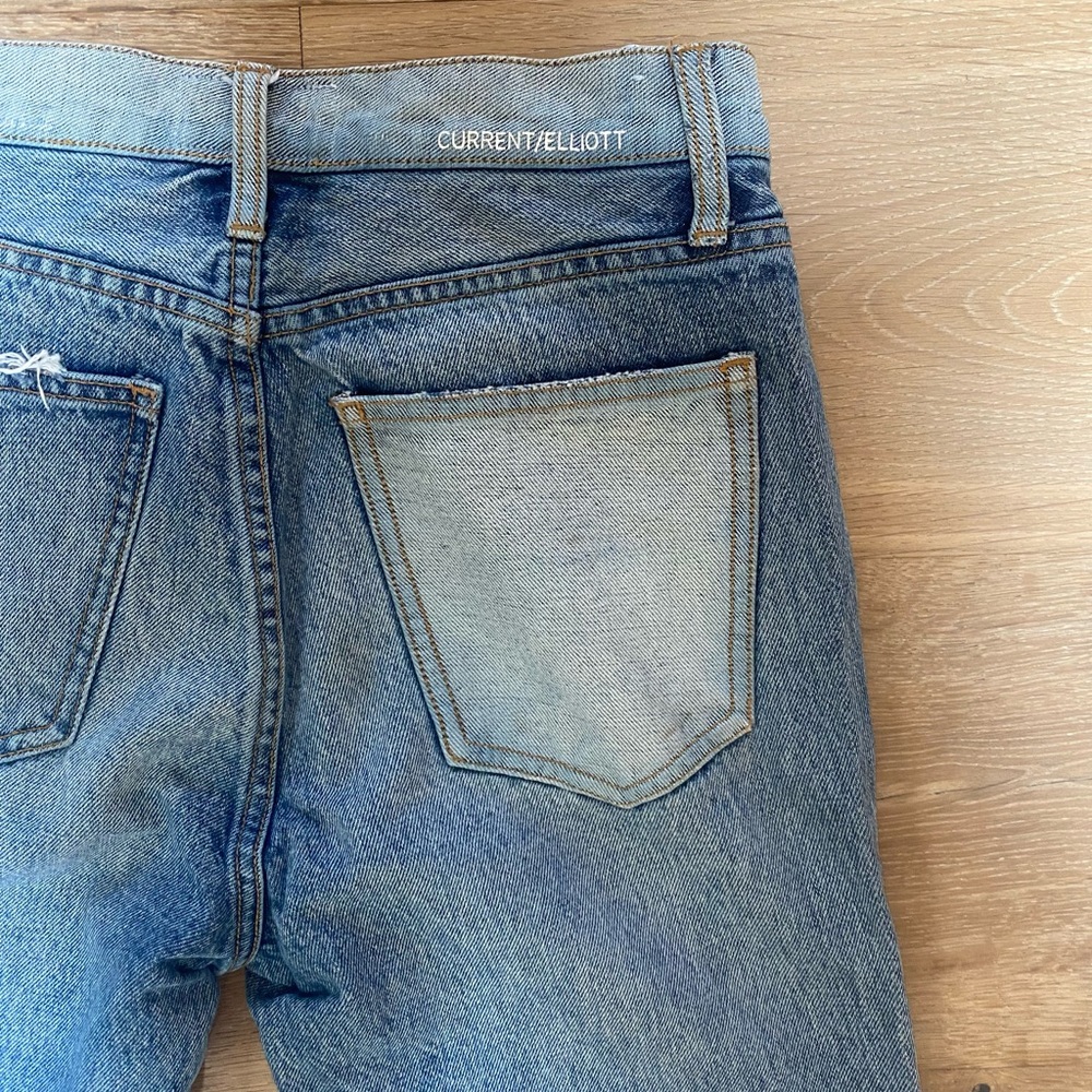 Current/Elliot ultra high waist skinny jeans